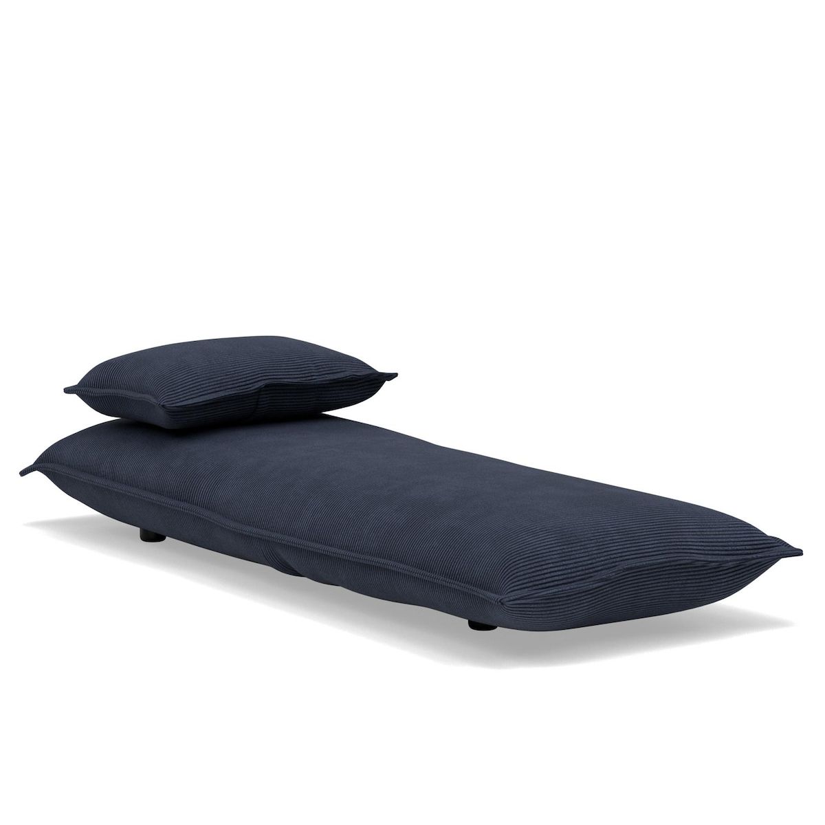 BEST MOBILIER Candice - banquette 1 place convertible clic-clac en velours côtelé