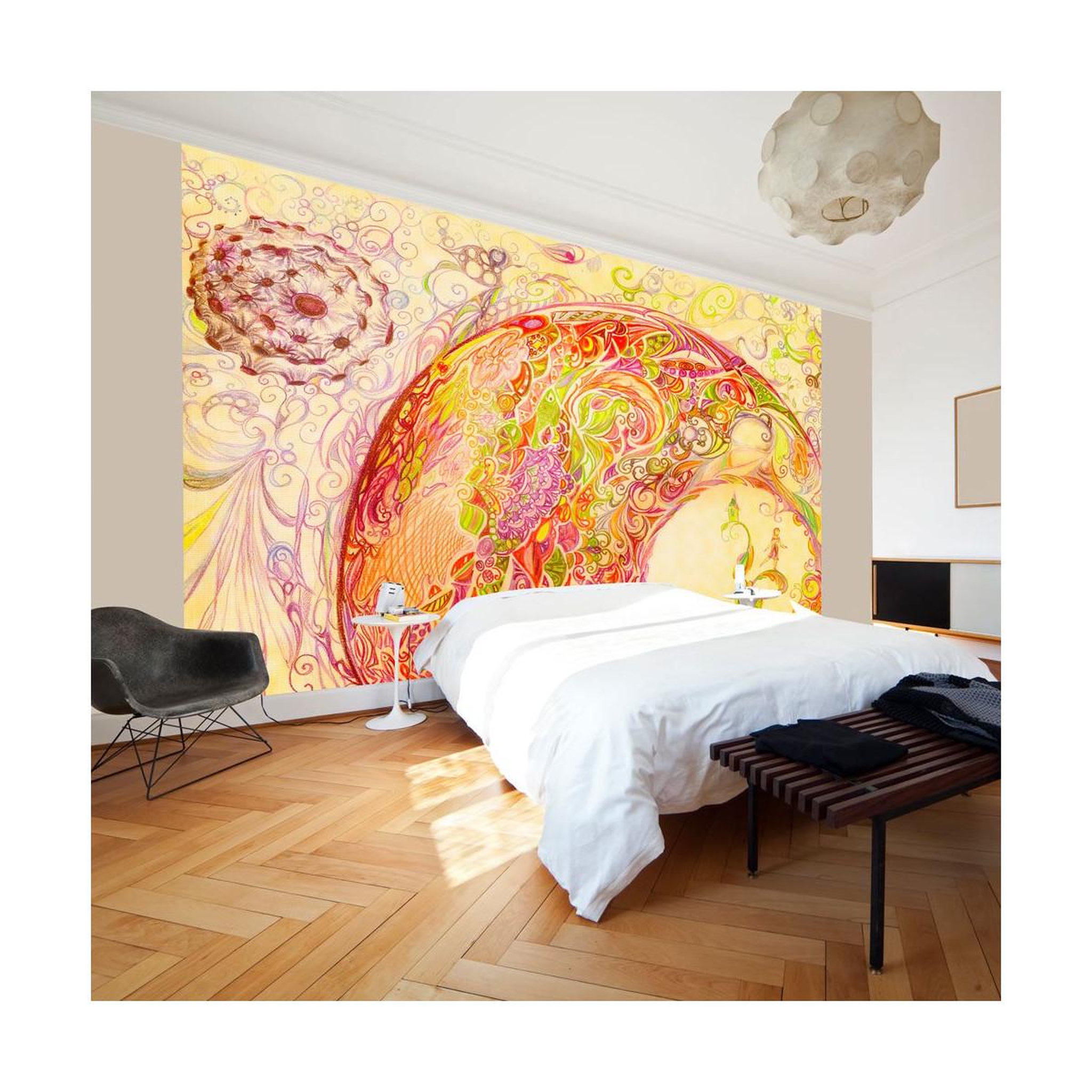 Voir la diapositive 1 : Paris Prix Papier Peint  Motif Oriental
