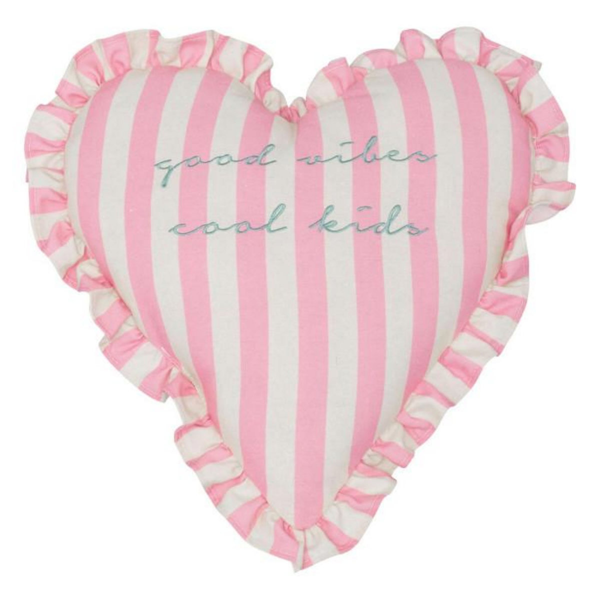 Atmosphera Kids Coussin Déco Cœur  Ava  38x38cm Rose