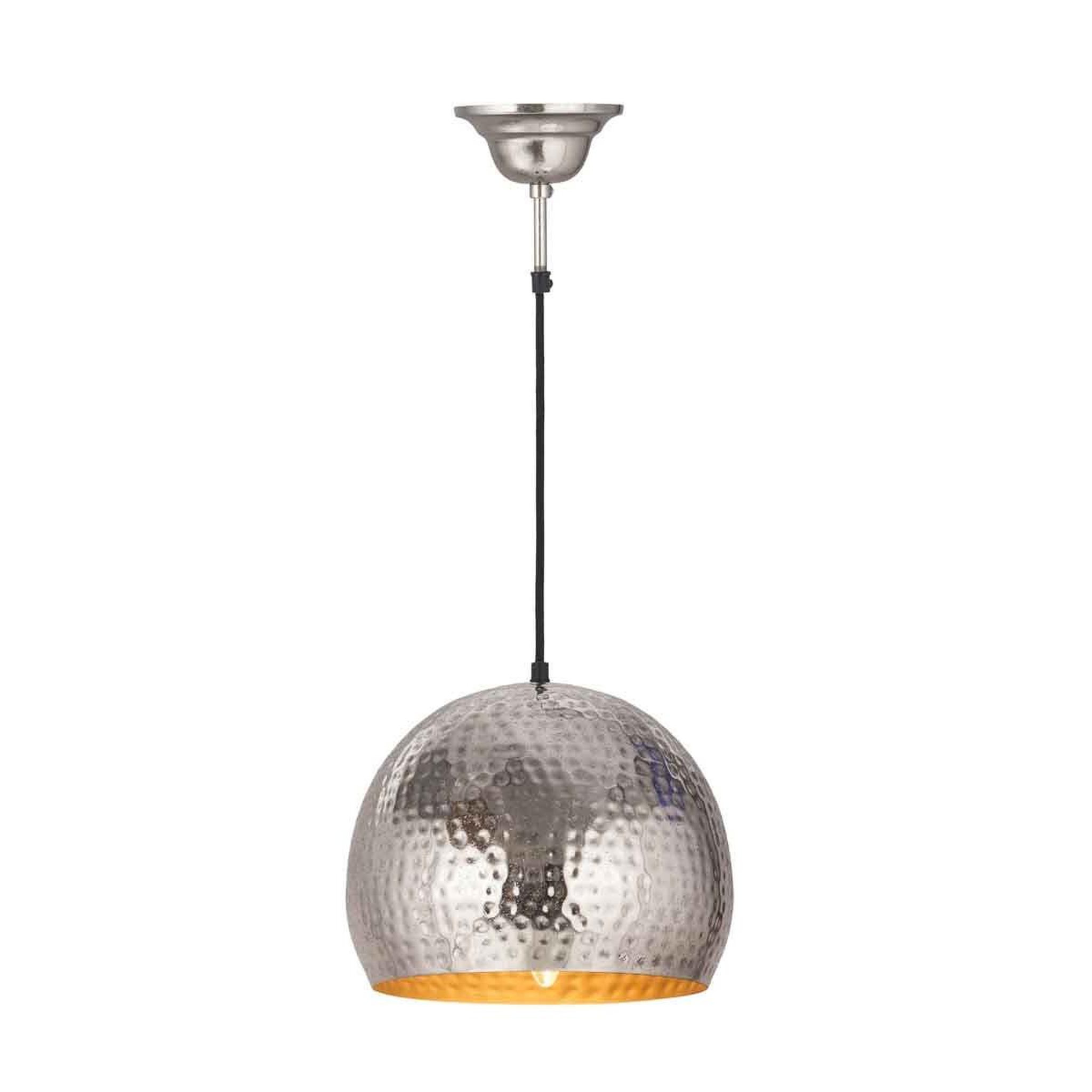Voir la diapositive 1 : Paris Prix Lampe suspension design  fabricia  27cm argent