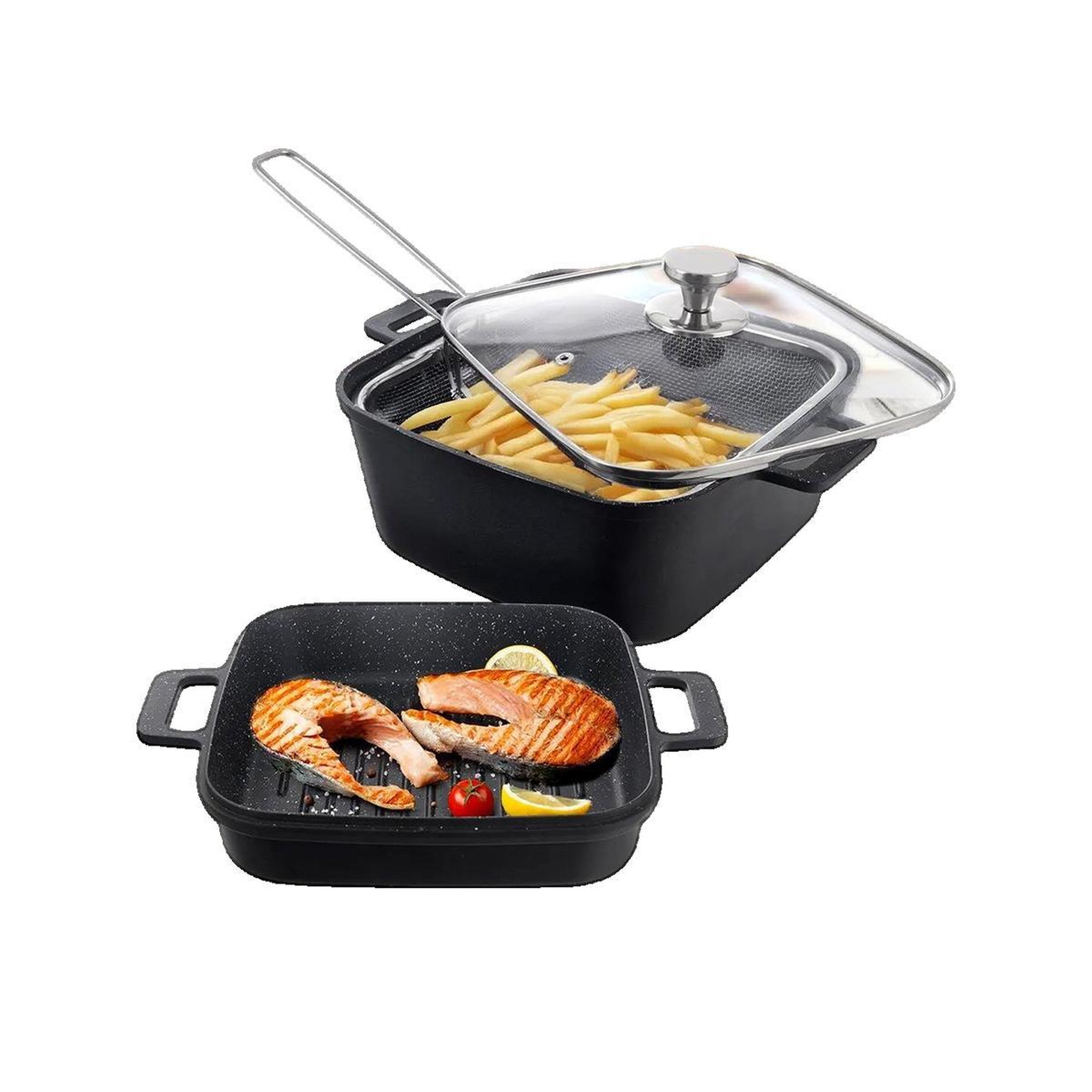 Voir la diapositive 2 : Orion Ensemble de cuisson Orion avec revêtement en granite