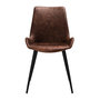 Voir la diapositive 6 : Rendez vous déco Lot de 2 chaises en cuir synthétique marron-Austin