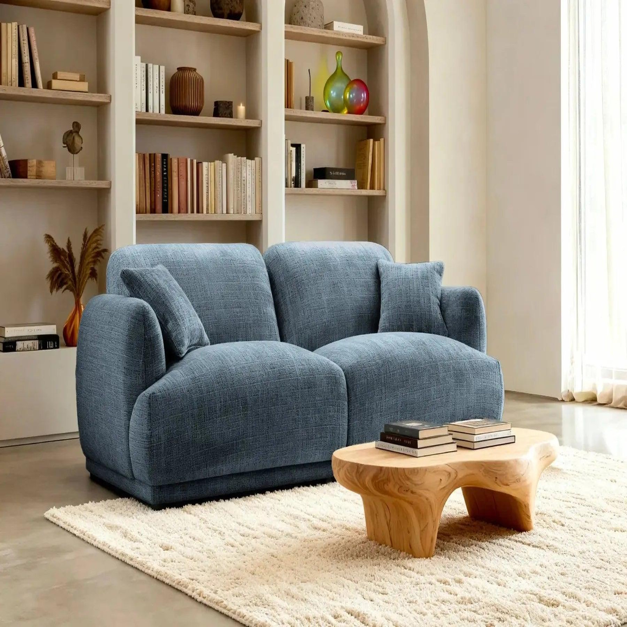 Voir la diapositive 2 : CASANOVA PARIS Rosalie - canapé droit tissu chenille 2 places