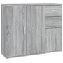 Voir la diapositive 2 : VIDAXL Buffet Sonoma gris 91x29,5x75 cm Bois d'ingenierie