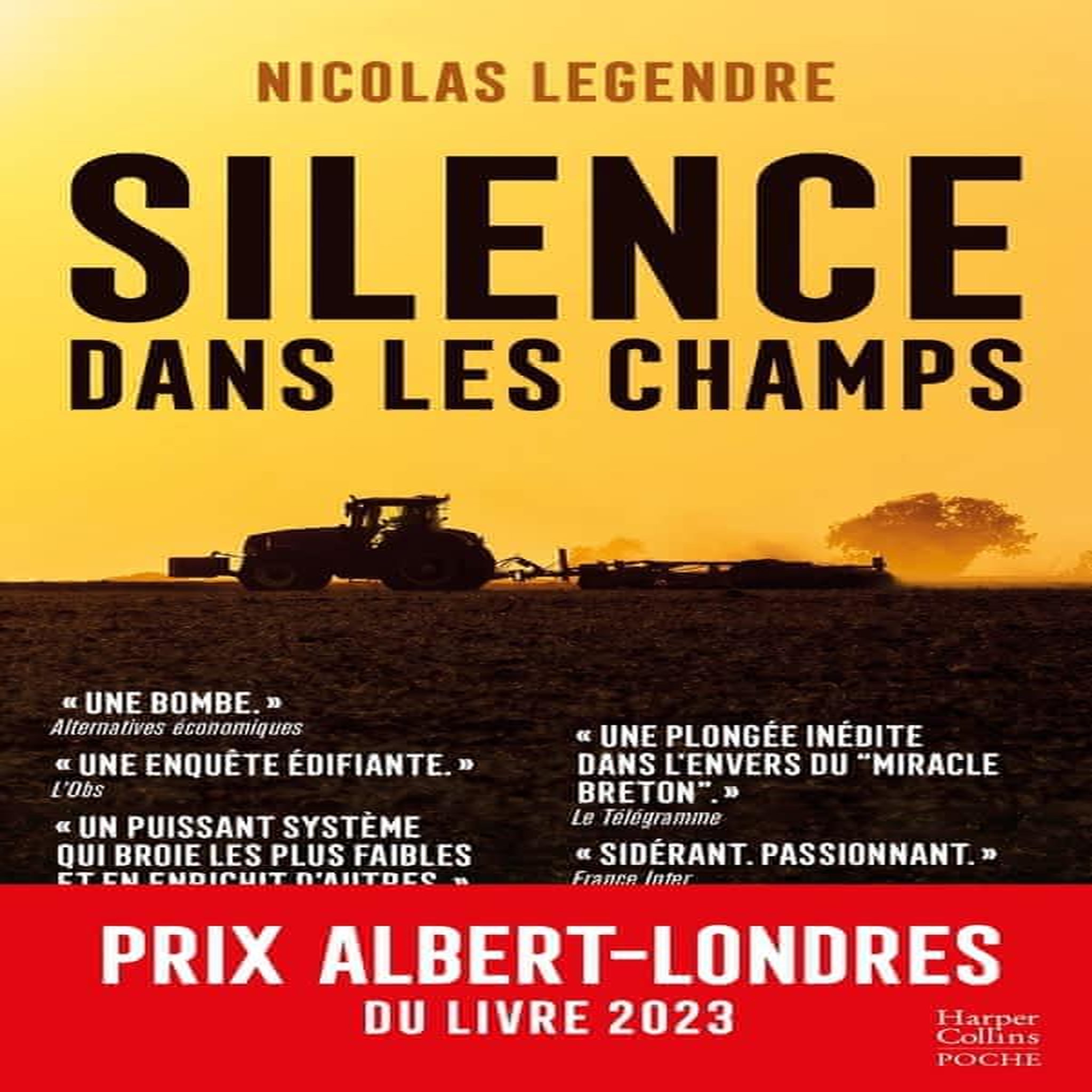 SILENCE DANS LES CHAMPS, Legendre Nicolas