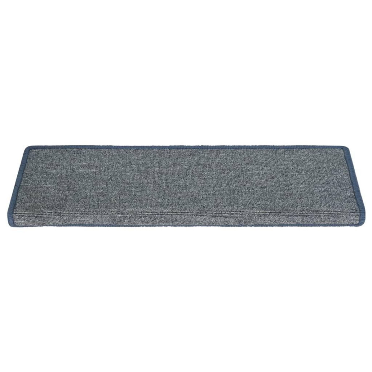 VIDAXL Tapis d'escalier 15 pcs 65x21x4 cm Violet et bleu