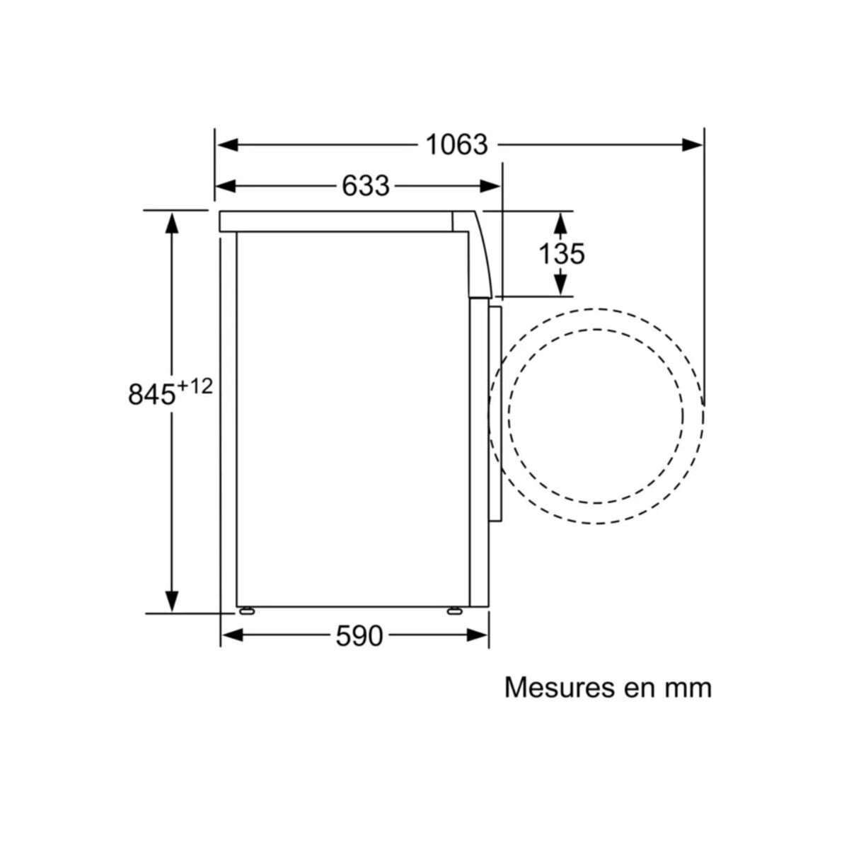 BOSCH Lave-linge frontal 9kg 1200 tours/min - WAN24209FR
