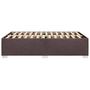 Voir la diapositive 5 : VIDAXL Cadre de lit sans matelas marron fonce 120x190 cm tissu