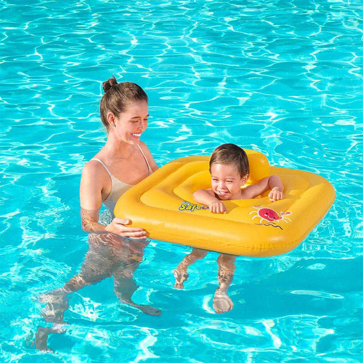 BESTWAY Bestway Gilet de Sécurité Gonflable Bébé 51x46 cm +3 à 6 Ans Plage et Piscine 32034