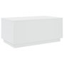 Voir la diapositive 3 : VIDAXL Table basse avec lumieres LED blanc 90x50x40 cm