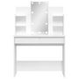 Voir la diapositive 5 : VIDAXL Coiffeuse avec lumieres LED blanc 96x40x142 cm