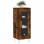 Voir la diapositive 3 : VIDAXL Buffet Chene fume 34,5x34x90 cm Bois d'ingenierie