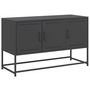 Voir la diapositive 2 : VIDAXL Meuble TV noir 100,5x39x60,5 cm acier