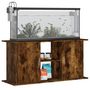 Voir la diapositive 3 : VIDAXL Support pour aquarium chêne fumé 121x41x58 cm bois d ingénierie