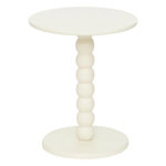 ATMOSPHERA Table d'Appoint Design  Chamlo  46cm Ivoire