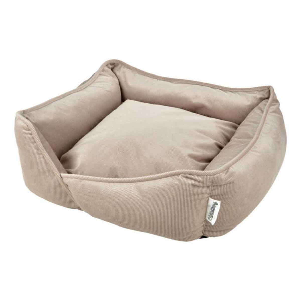 Paris Prix Panier Chien & Chat Velours  Crafty  65cm Noisette