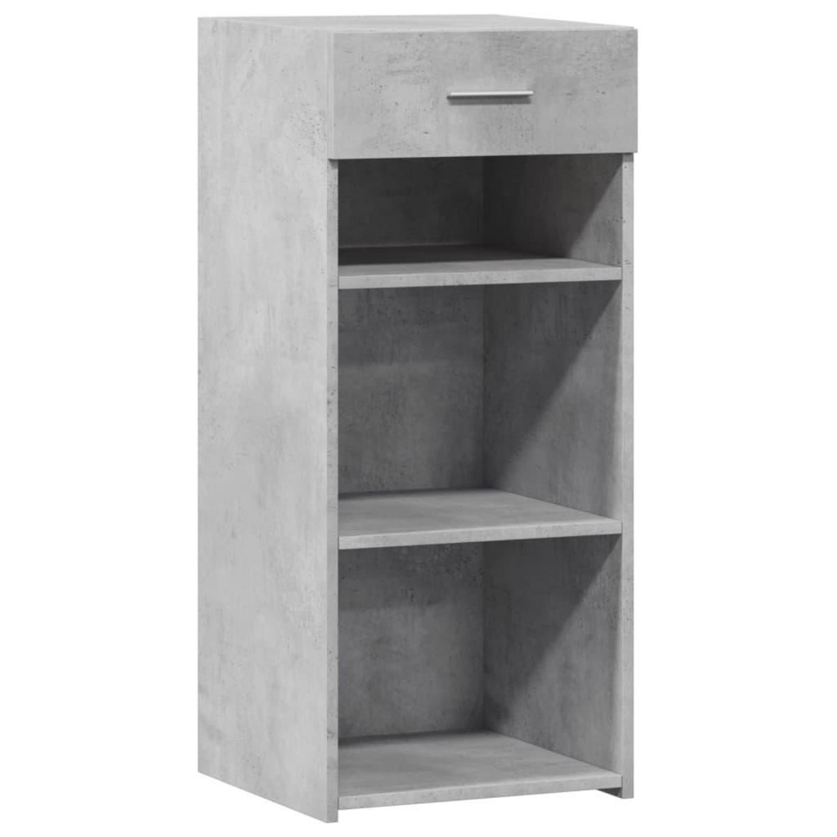 VIDAXL Buffet gris beton 40x42,5x93 cm bois d'ingenierie