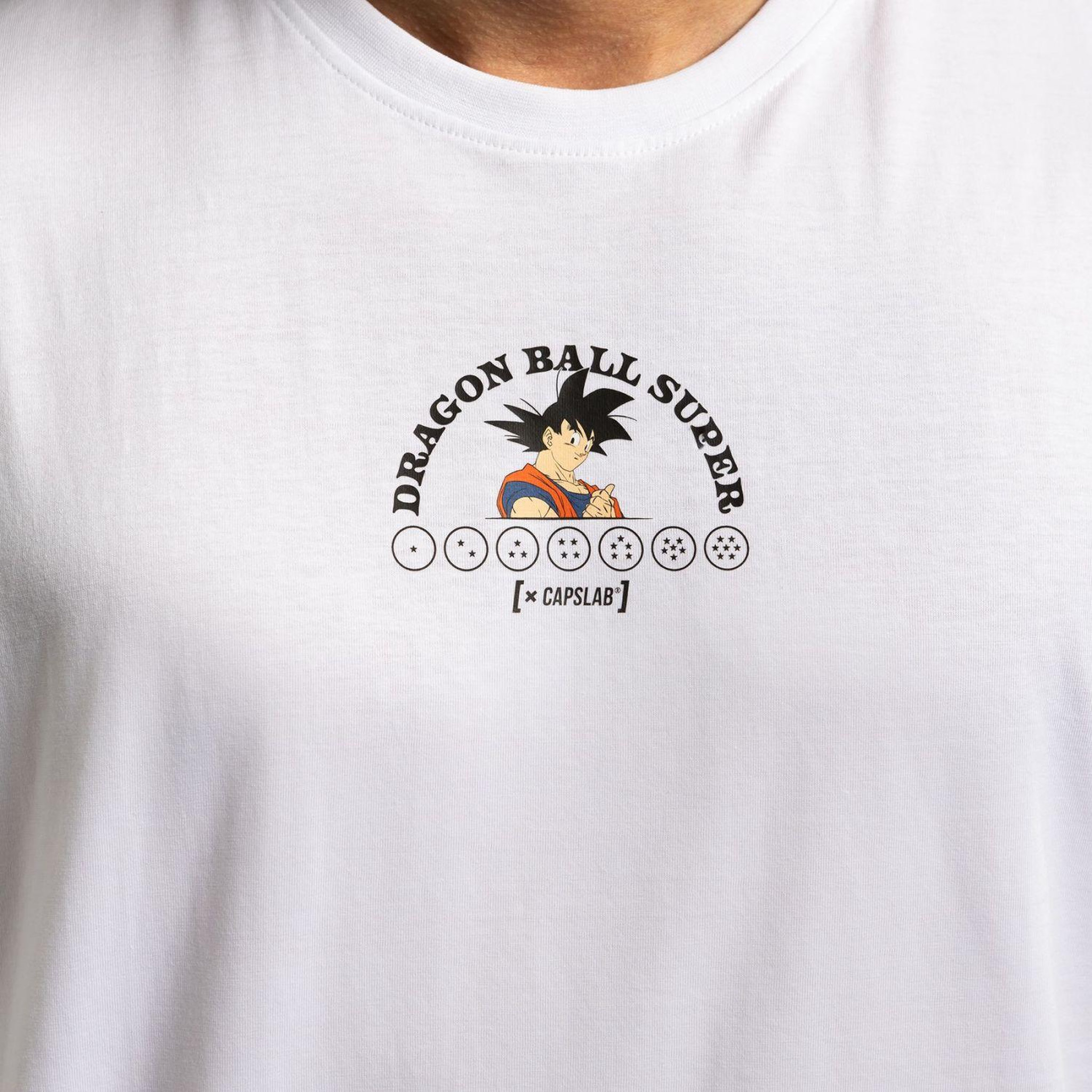Voir la diapositive 4 : CAPSLAB T-shirt homme relax fit avec print Dragon Ball Super Goku