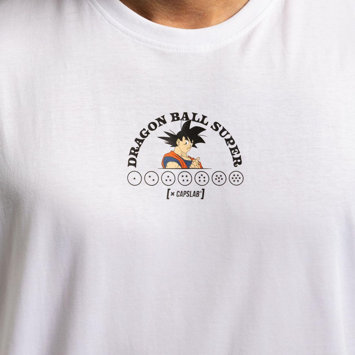 CAPSLAB T-shirt homme relax fit avec print Dragon Ball Super Goku