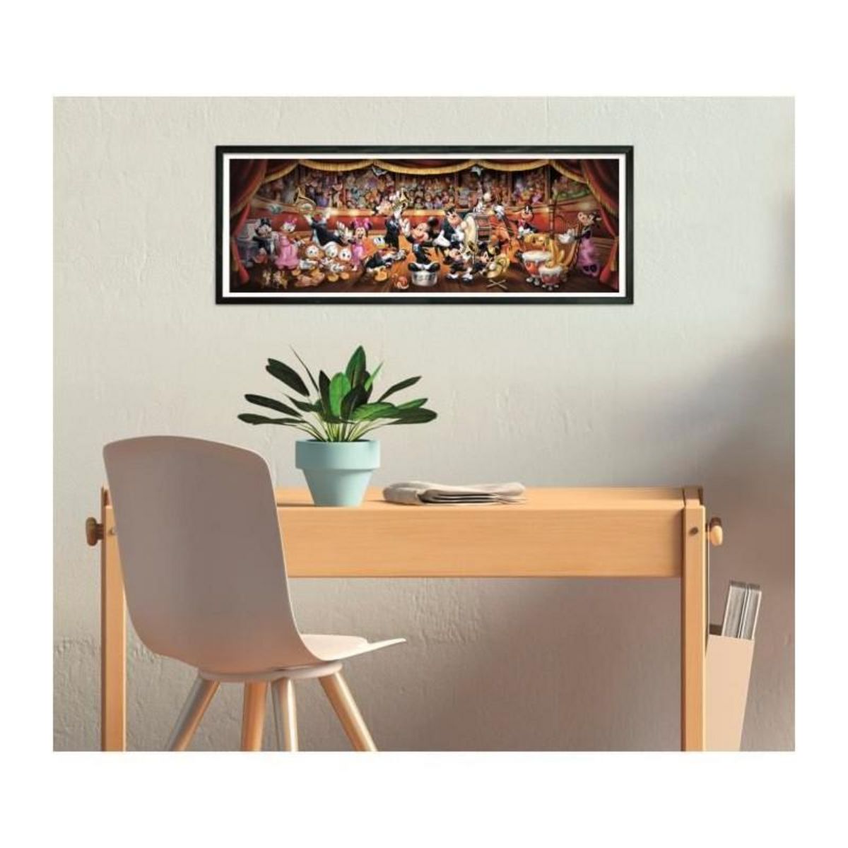 CLEMENTONI CLEMENTONI - Compact 1000 pieces Panorama - Disney Orchestra