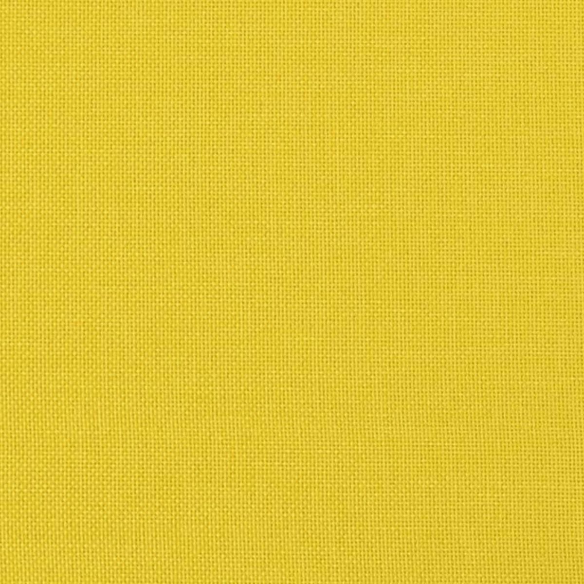 VIDAXL Ensemble de canapes 2 pcs avec coussins Jaune clair Tissu