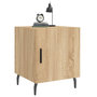 Voir la diapositive 4 : VIDAXL Tables de chevet 2 pcs chene sonoma 40x40x50 cm bois ingenierie
