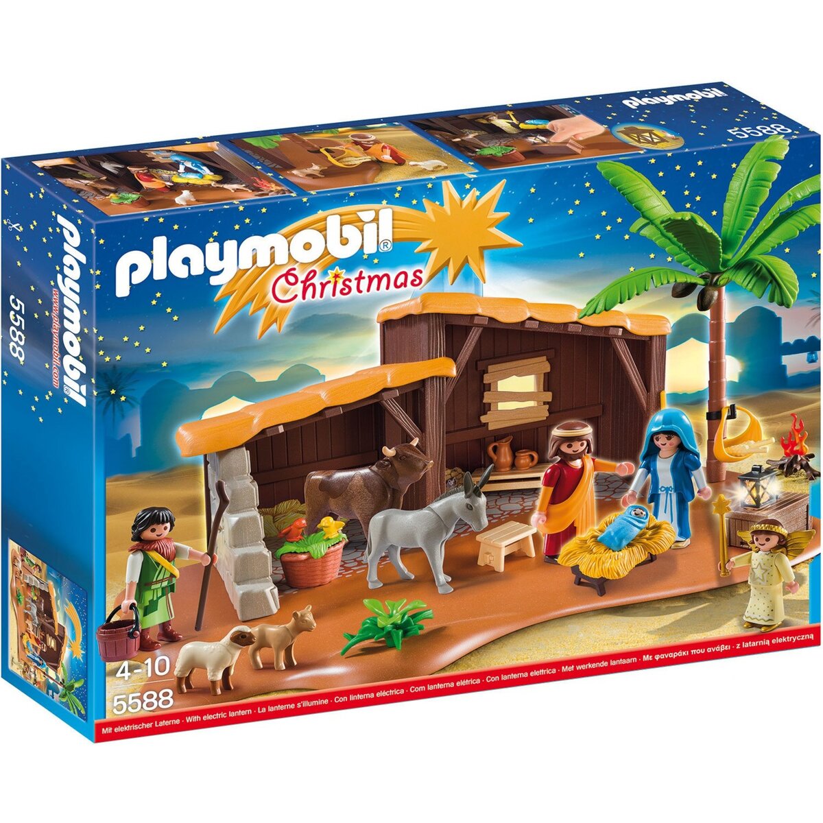 PLAYMOBIL 5588 Playmobil Christmas - Crèche de Noël pas cher