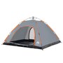 Voir la diapositive 5 : VIDAXL Tente de camping 5 personnes gris et orange liberation rapide