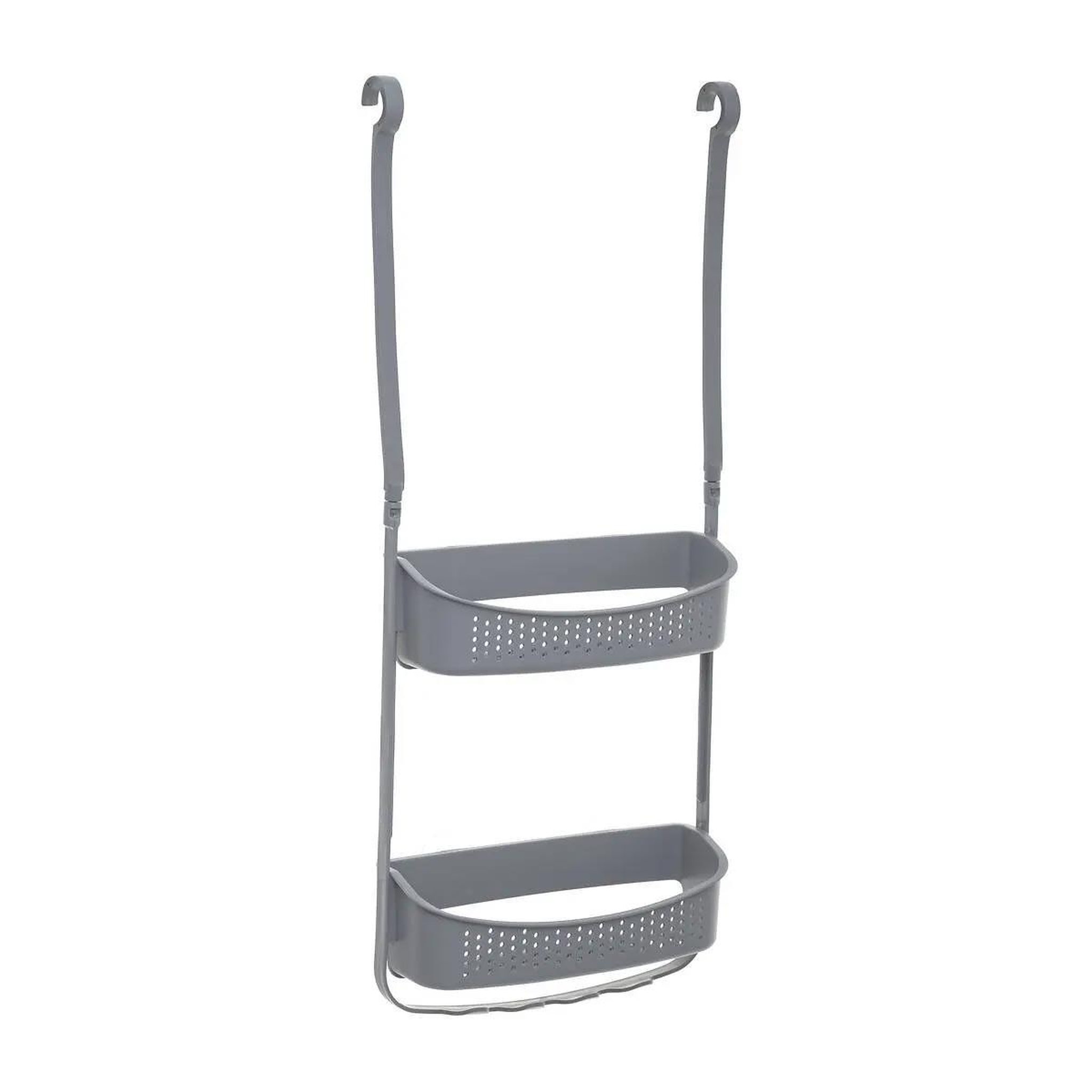 FIVE Support de douche 2 paniers  souple  70cm gris