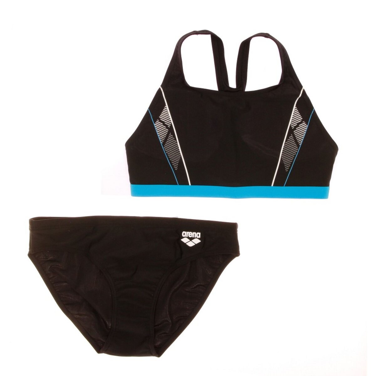 ARENA Maillot de bain 2 pièces noir femme Arena Skid pas cher