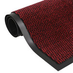 VIDAXL Paillasson touffete 60x180 cm Rouge