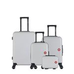 SWISS KOPPER SWISS KOPPER  -  Lot de 4  -  Valise weekend, valise cabine, valise cabine XXS et vanity SPIEZ. Coloris disponibles : Gris