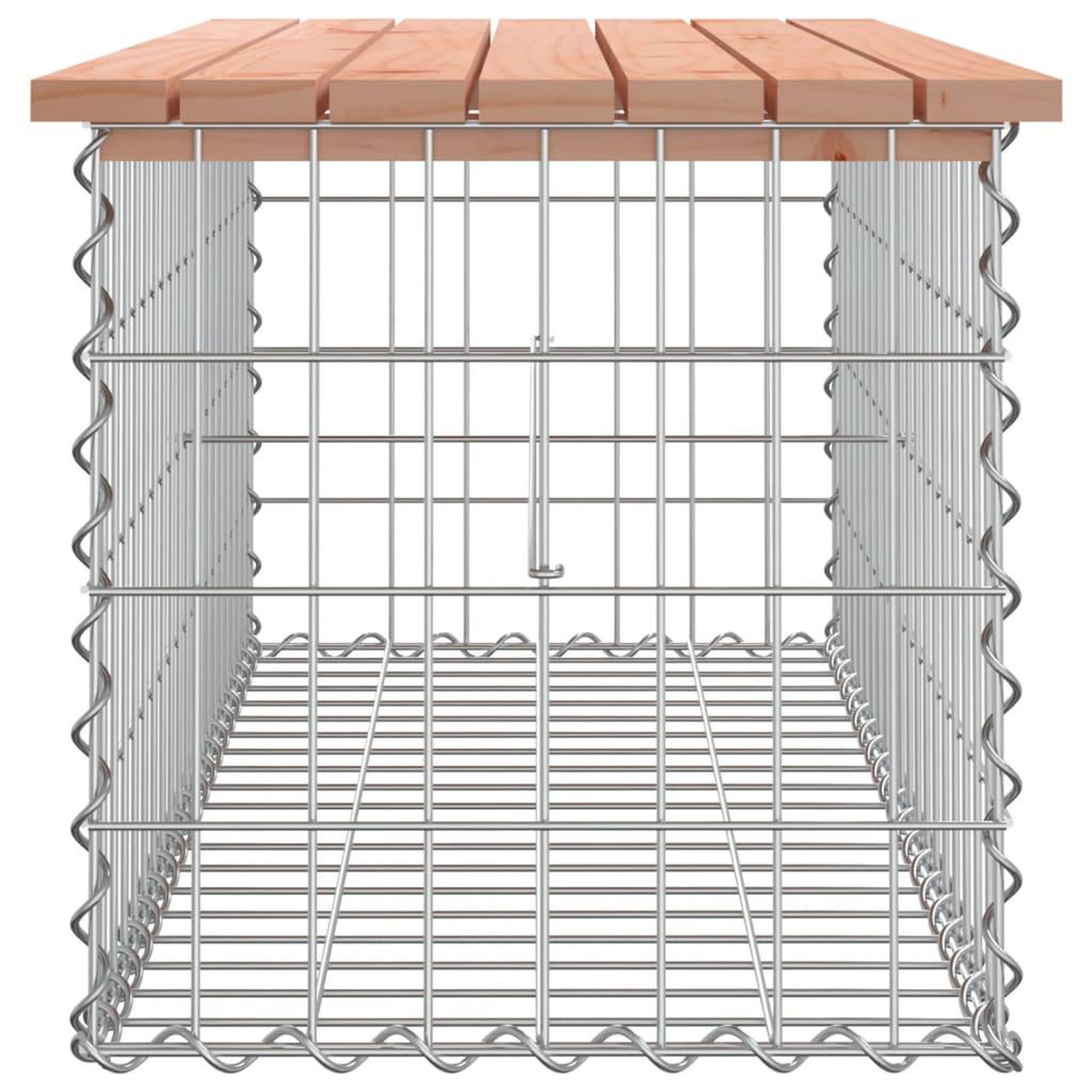 Voir la diapositive 4 : VIDAXL Banc de jardin design gabion 103x44x42cm bois massif de douglas