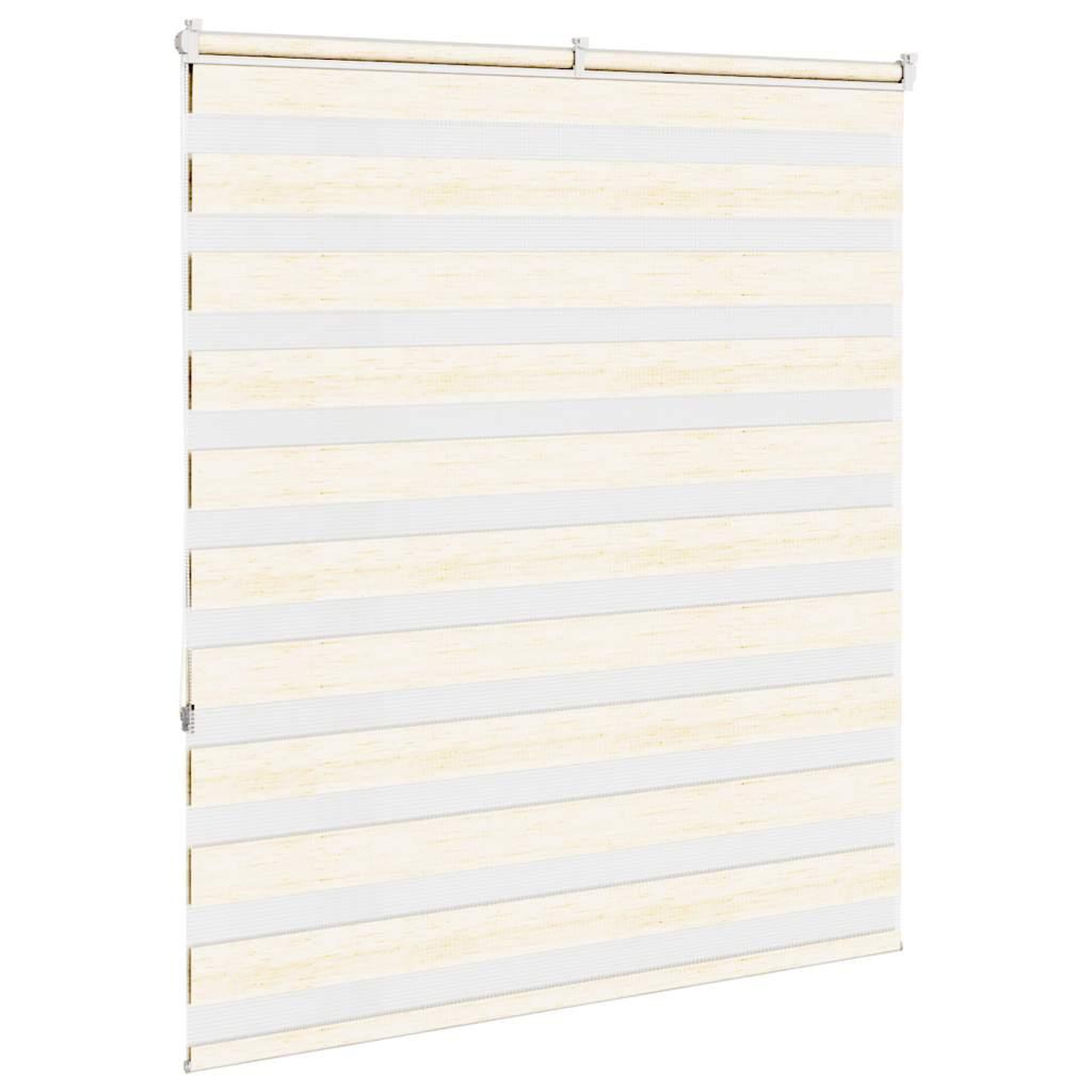 Voir la diapositive 4 : VIDAXL Store zebre beige marbre largeur du tissu 125,9 cm polyester