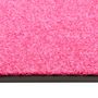 Voir la diapositive 5 : VIDAXL Paillasson lavable Rose 90x150 cm