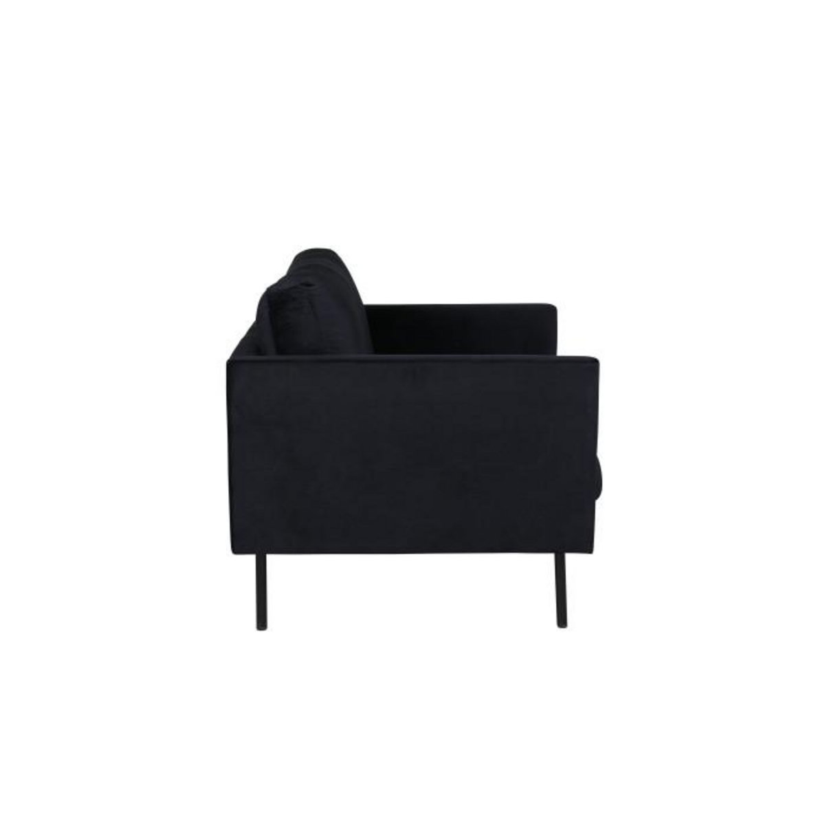 Paris Prix Fauteuil en Velours  Zoom  95cm Noir