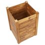 Voir la diapositive 4 : VIDAXL Lit sureleve de jardin 60x60x84 cm Bois massif d'acacia
