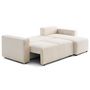 Voir la diapositive 5 : LISA DESIGN Livy - canapé d'angle réversible 4 places convertible avec coffre en fausse fourrure