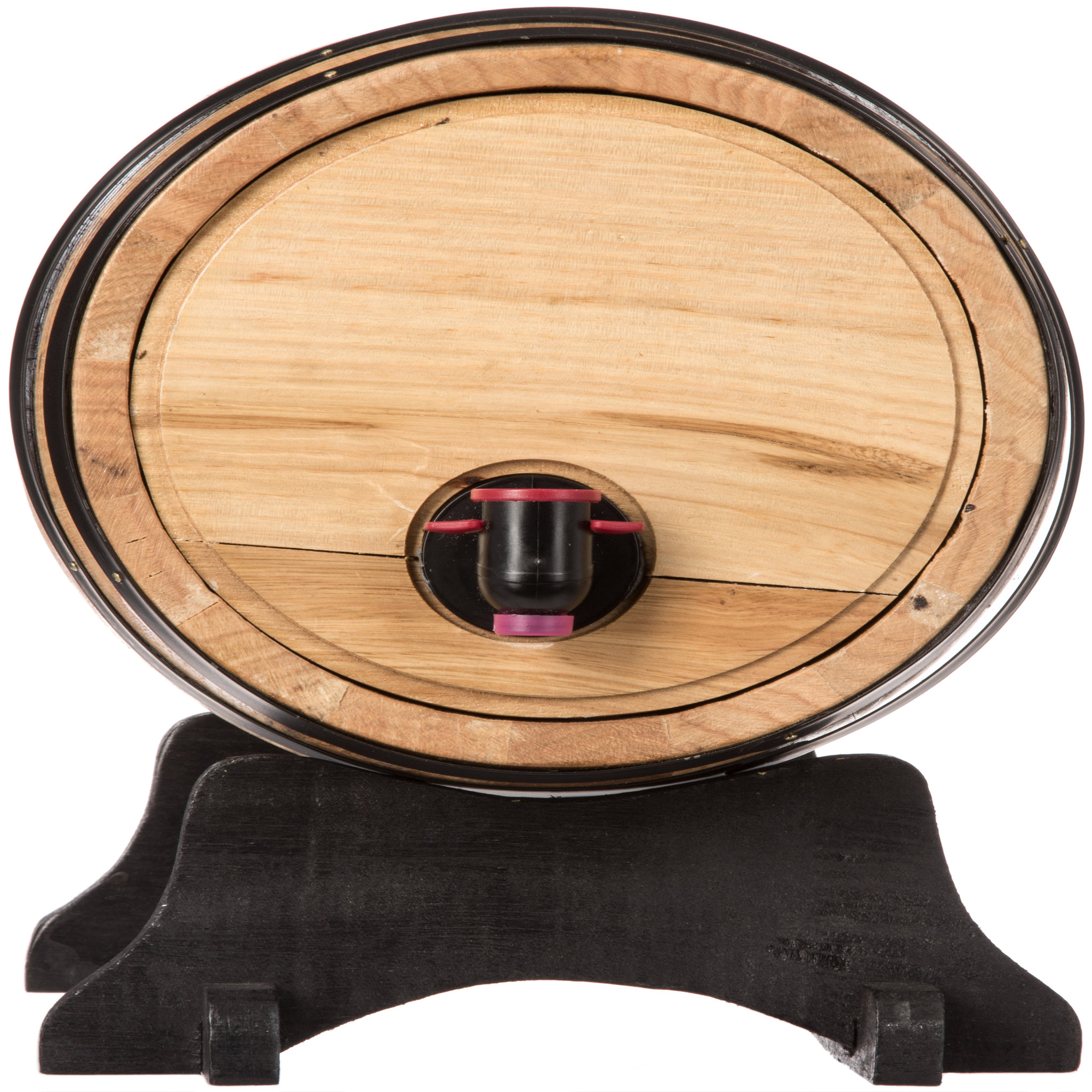 Voir la diapositive 2 : SECRET DE GOURMET Distributeur de vin tonneau en bois  5.5 L