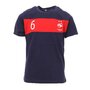 FFF Pogba T-shirt Marine/Rouge Enfant Equipe de France