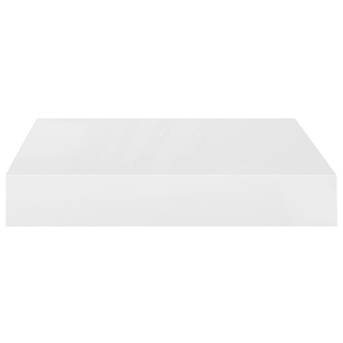 VIDAXL Etagere murale flottante Blanc brillant 23x23,5x3,8 cm MDF