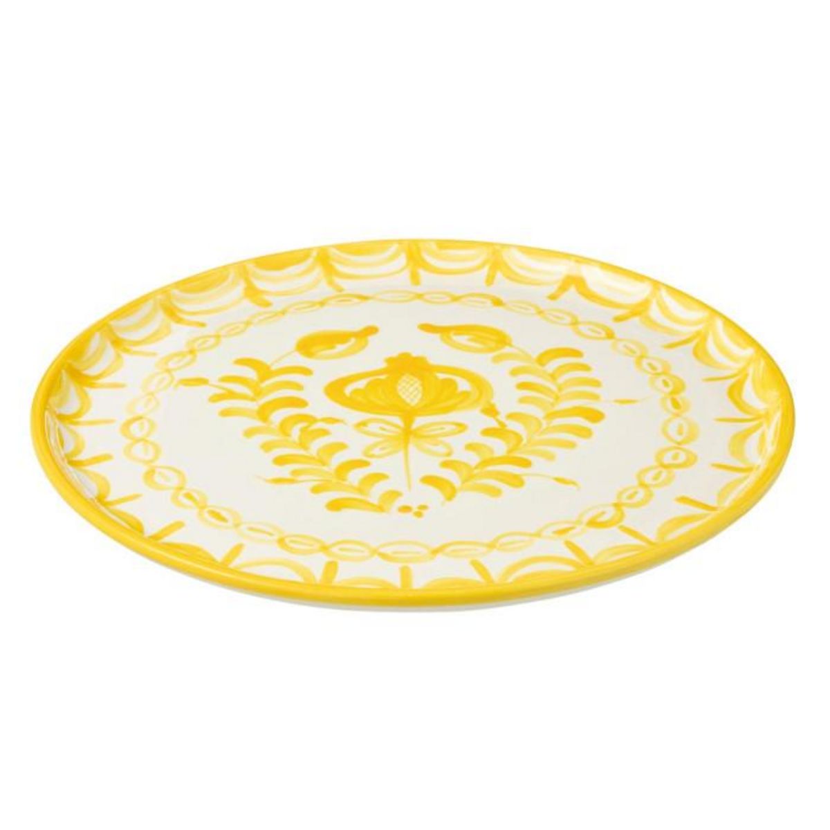 Paris Prix Assiette de Présentation en Céramique  Granada  34cm Jaune