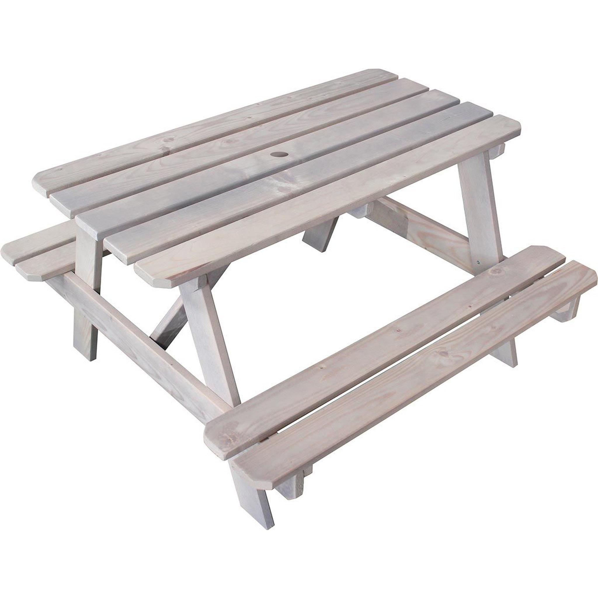 SOULET Table de pique-nique de jardin en bois pour enfant 90 x 91,5 x 50 cm - Picnic