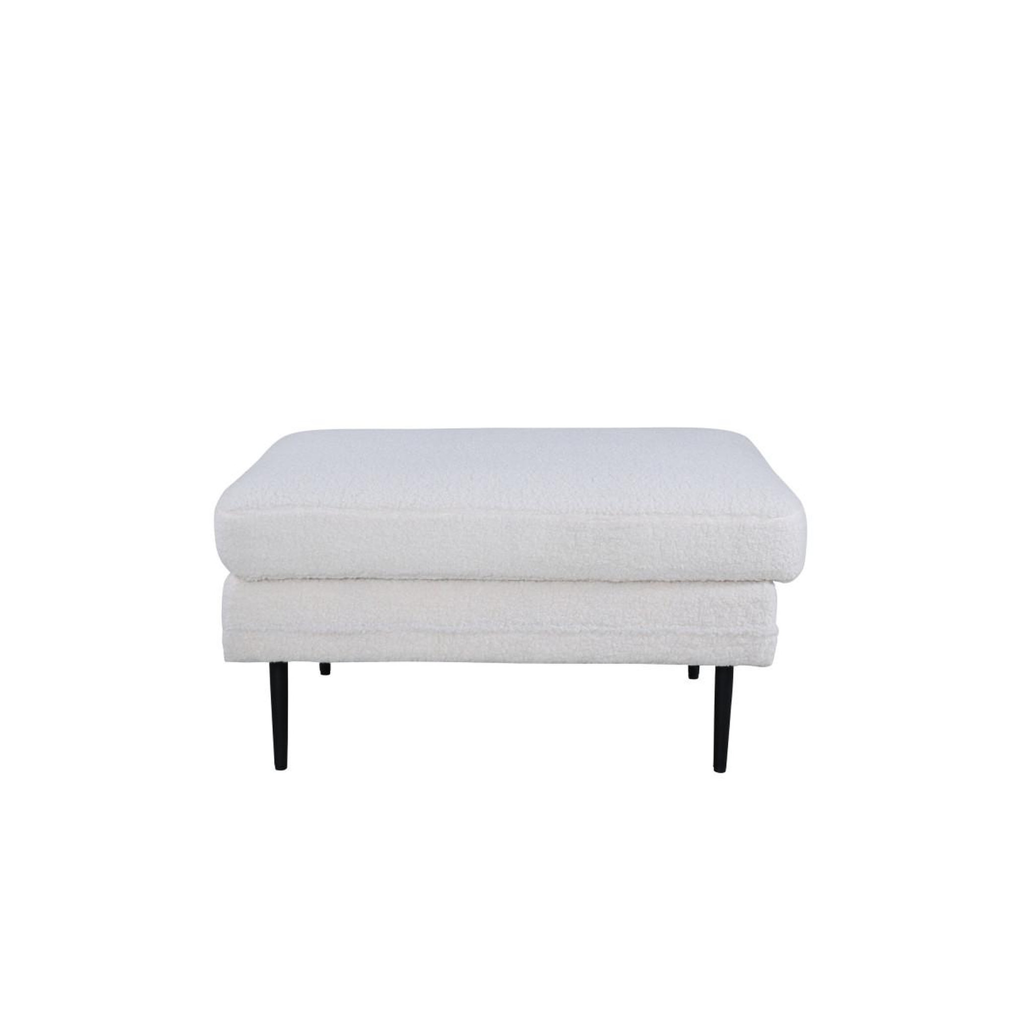 Voir la diapositive 2 : Paris Prix Pouf design bouclette  boom  90cm blanc