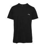 FILA T-shirt homme uni 100% coton Fila. Coloris disponibles : Noir
