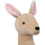 Voir la diapositive 2 : Atmosphera Kids Peluche Enfant Kangourou XL  Blake  63cm Beige