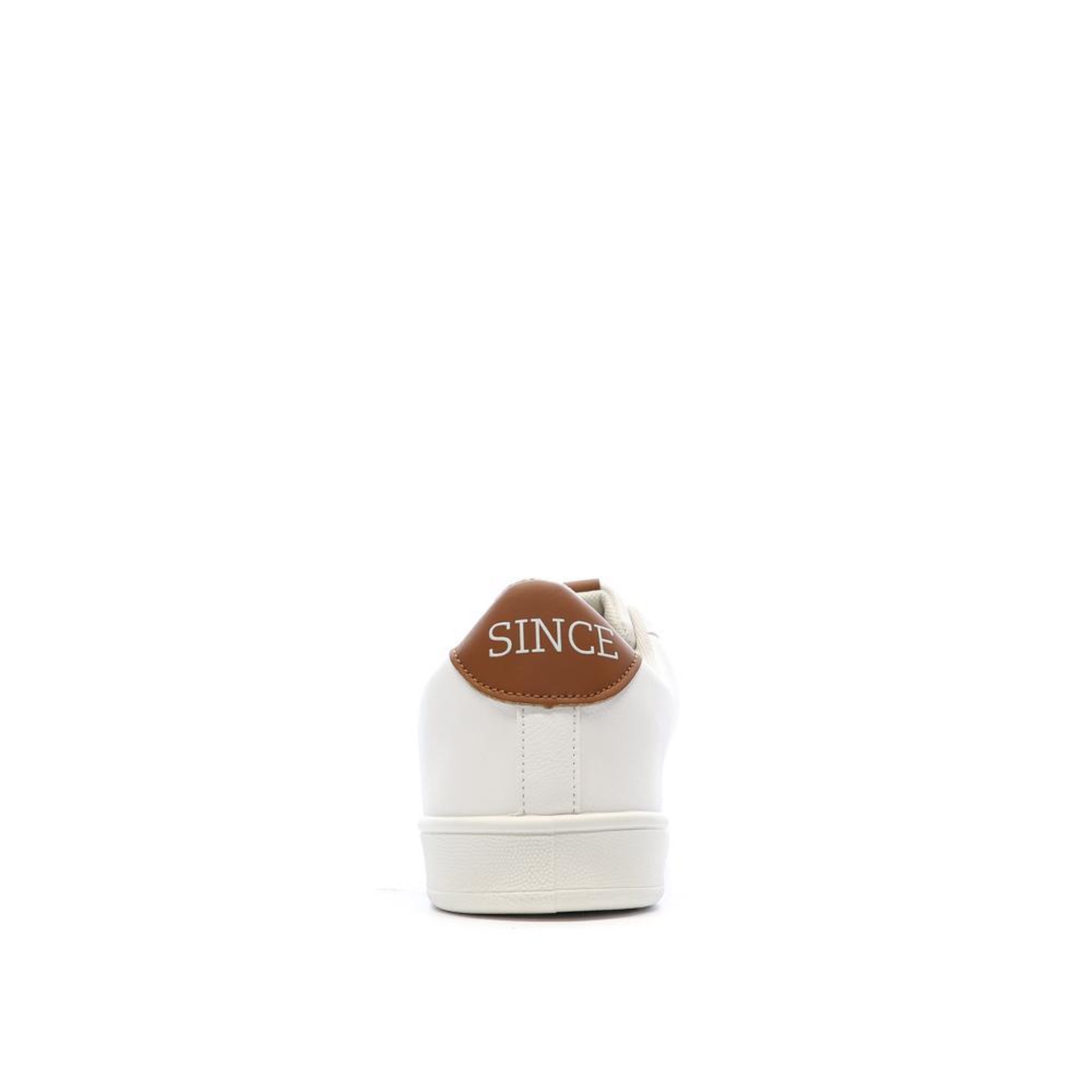 Voir la diapositive 3 : U.S. Polo Assn. Baskets blanches/camel homme us polo assn high-top