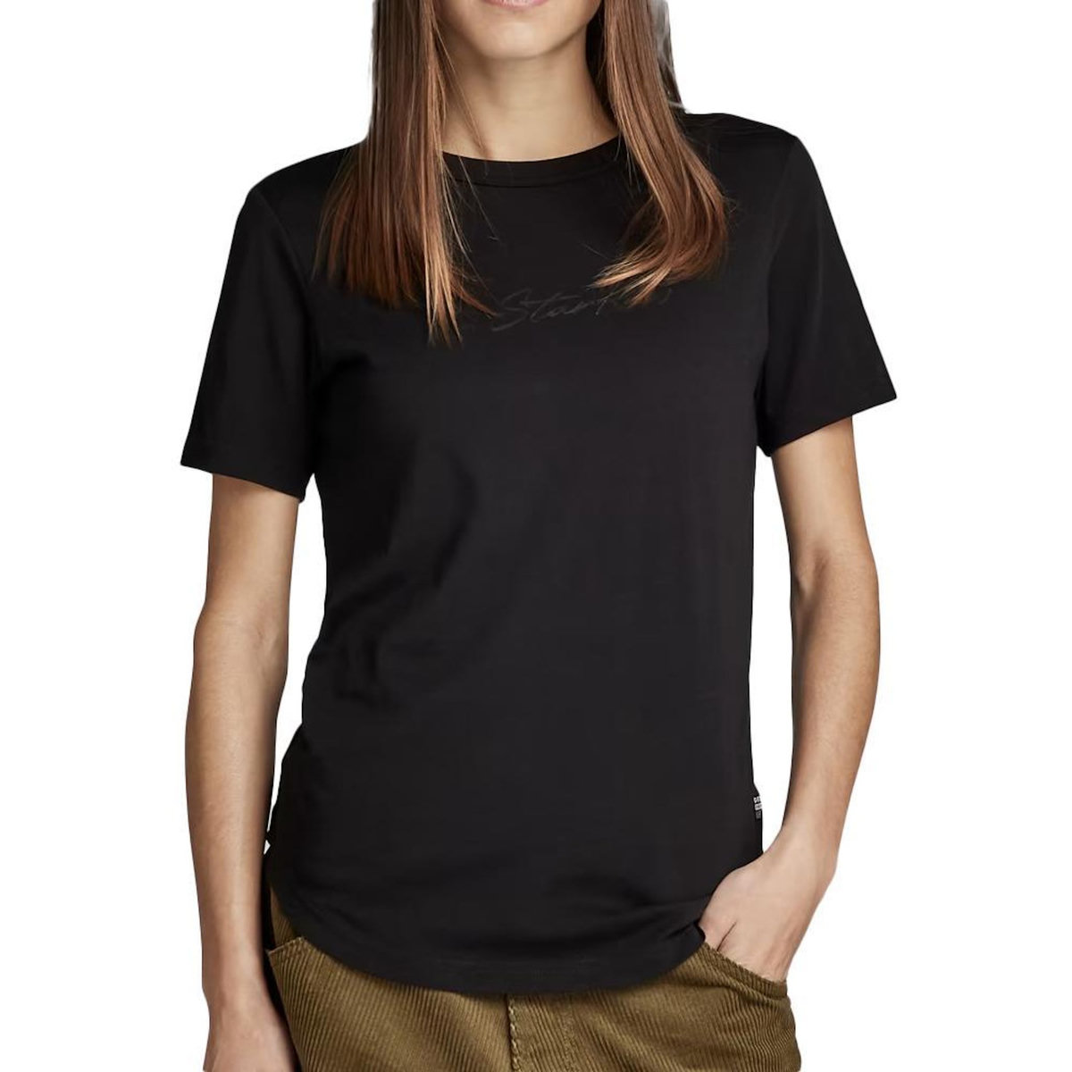 G-Star Raw T-shirt Noir Femme G-Star Raw Autograph