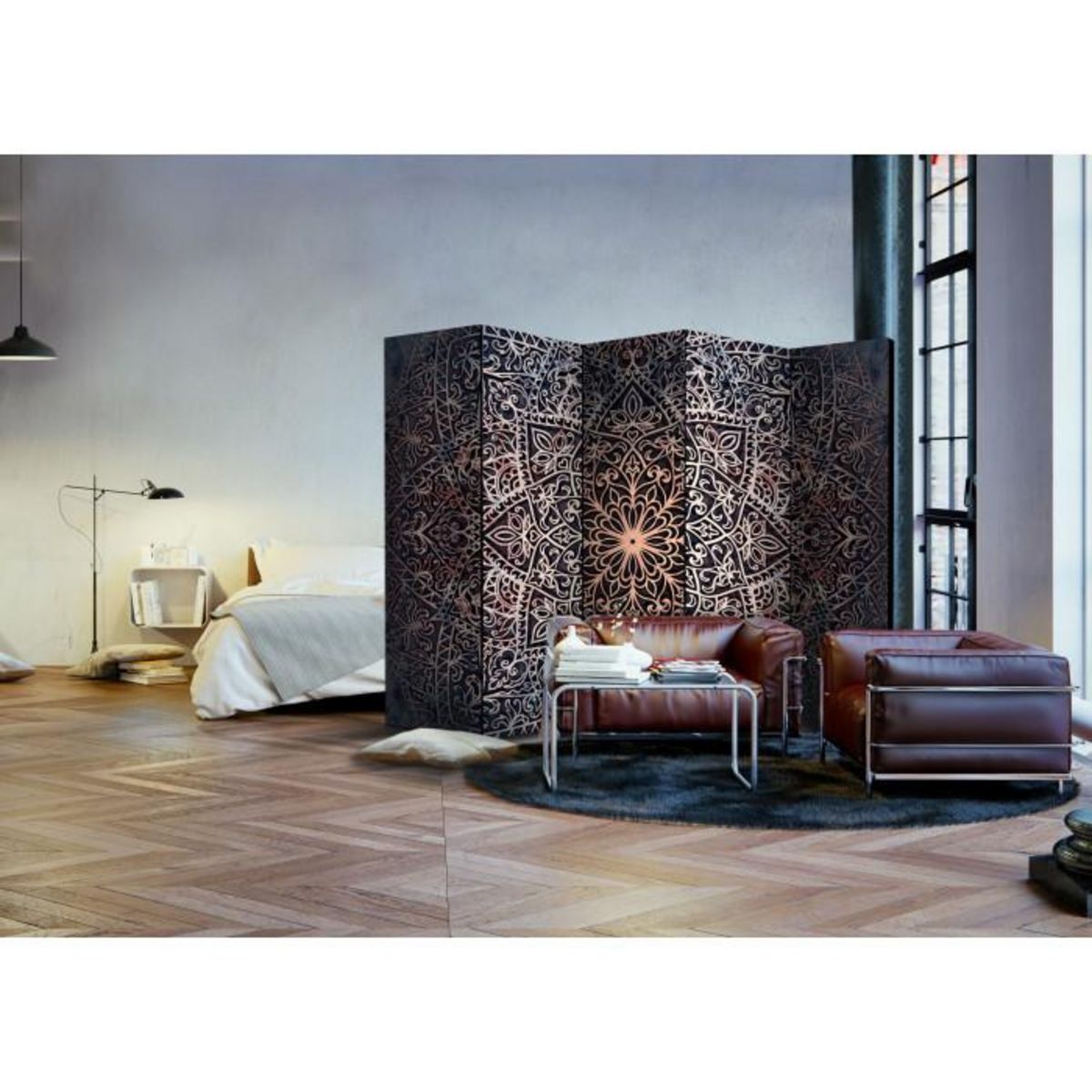 Paris Prix Paravent 5 Volets  Spiritual Finely  172x225cm