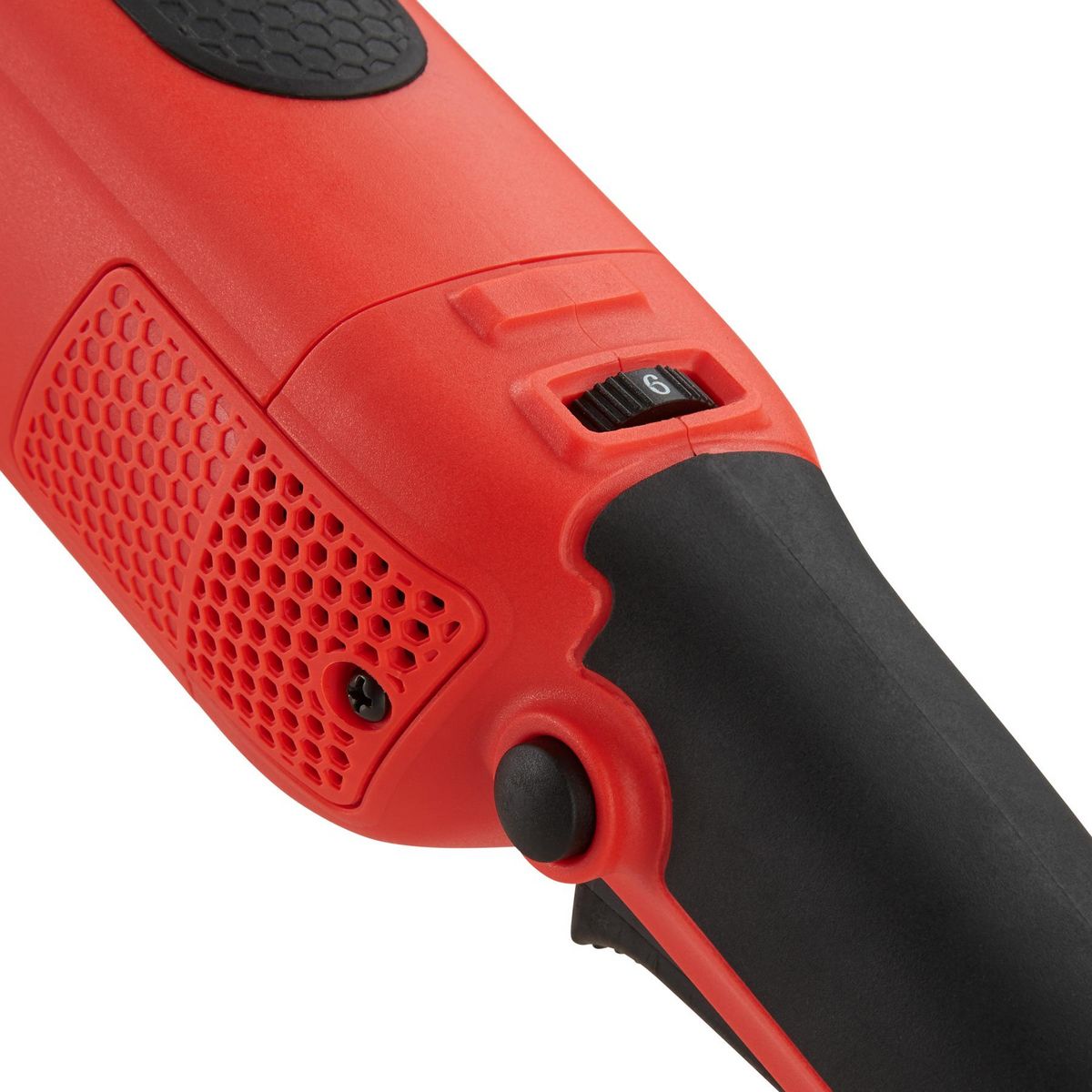 tectake Lustreuse Polisseuse Rectifieuse Excentrique avec 24 Accessoires 810 W noir/rouge